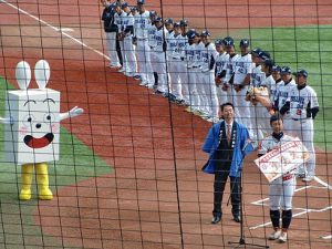 新潟アルビレックBC開幕戦の様子